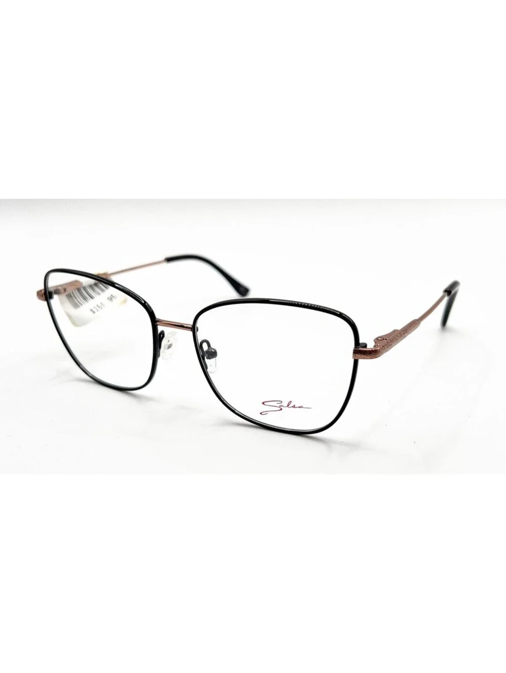 Salsa Sa20212 Black Gold Authentic Eyeglasses 54-17-140